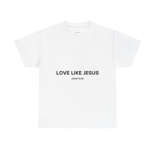 Inspirational Unisex Tee - Love Like Jesus, Christian Gift, Faith Apparel, Tee for Church, Casual Everyday Wear