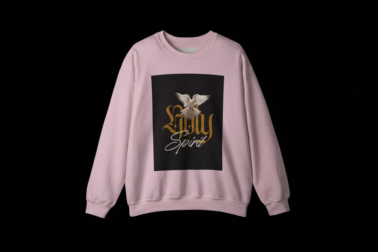 "Holy Spirit" Dove Graphic Crewneck Sweatshirt