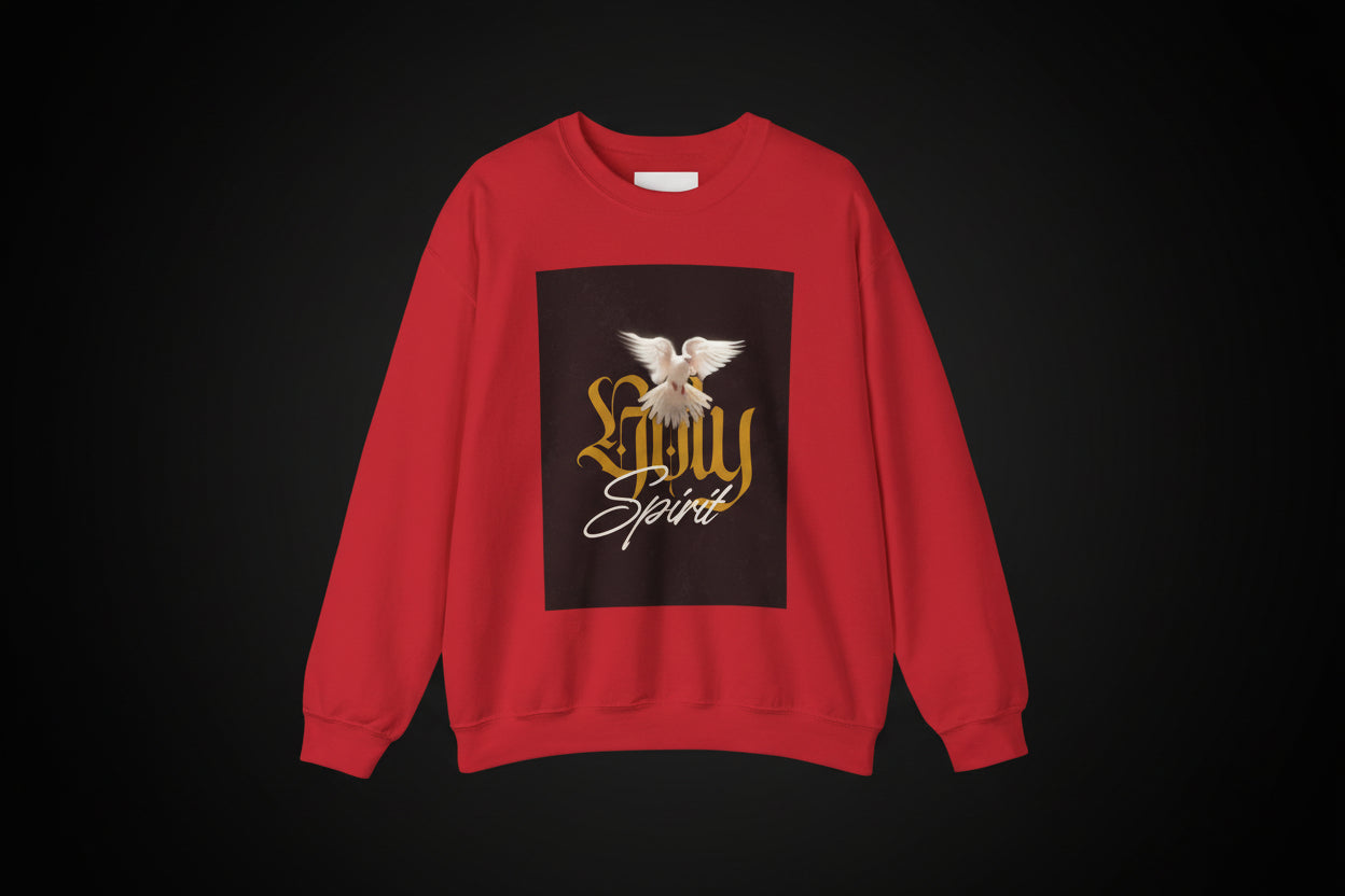 "Holy Spirit" Dove Graphic Crewneck Sweatshirt