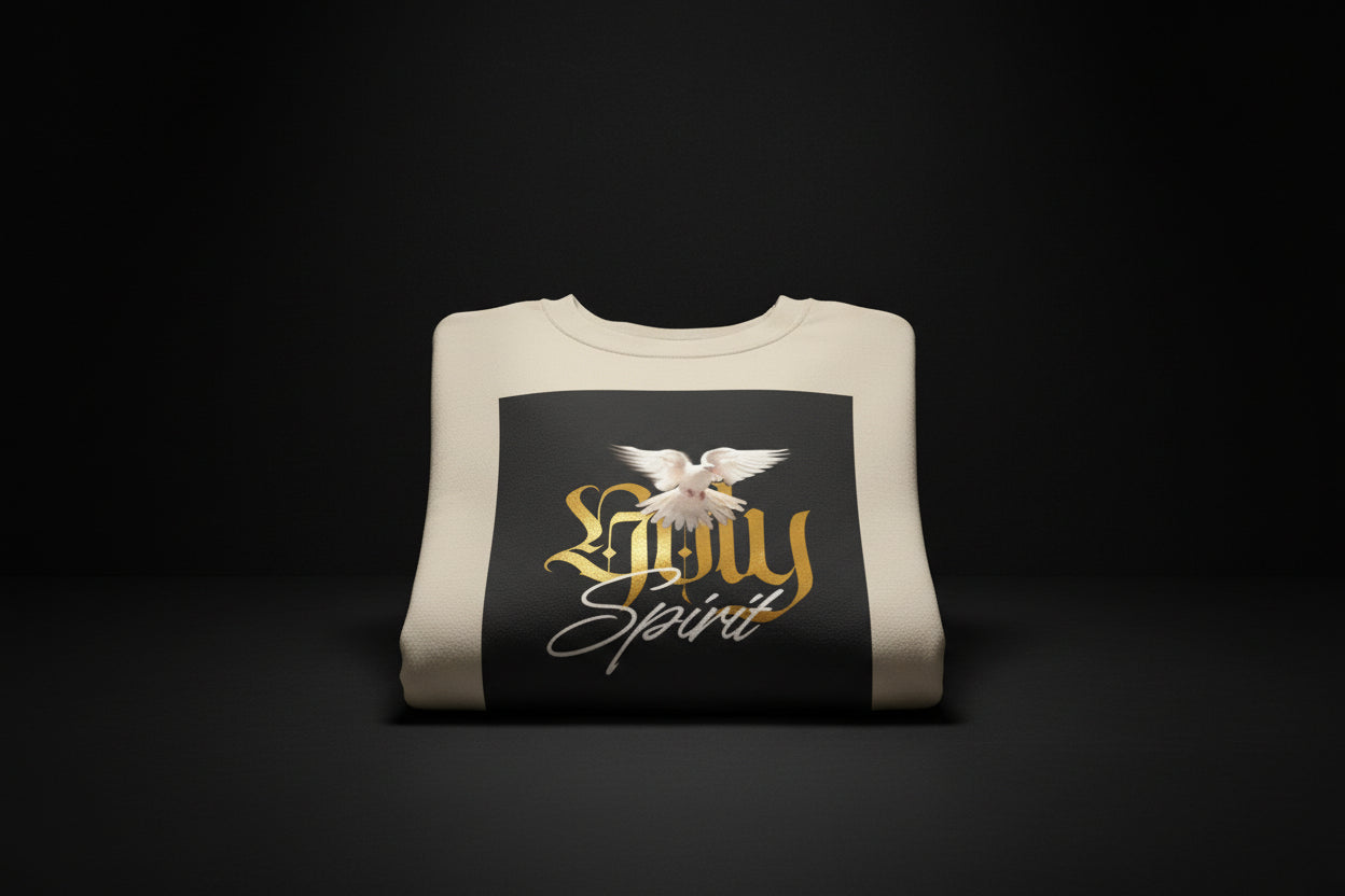 "Holy Spirit" Dove Graphic Crewneck Sweatshirt