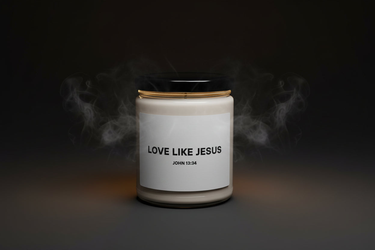 John 13:34 Candle