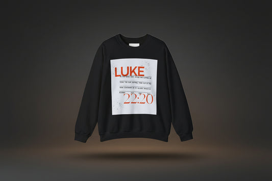 Luke 22:20 Sweatshirt — Christian Scripture Crewneck